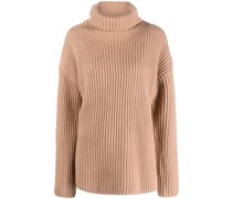 Gerippter Rollkragenpullover