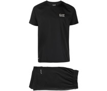 Set aus T-Shirt und Shorts mit Logo