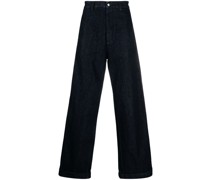 Weite Jeans mit Logo-Print