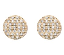 18kt Weißgoldohrringe mit Diamanten