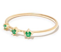 14kt Gelbgoldring mit Smaragd
