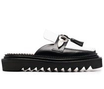 Mules aus Leder