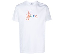 A.P.C. x JW Anderson T-Shirt mit Logo-Print