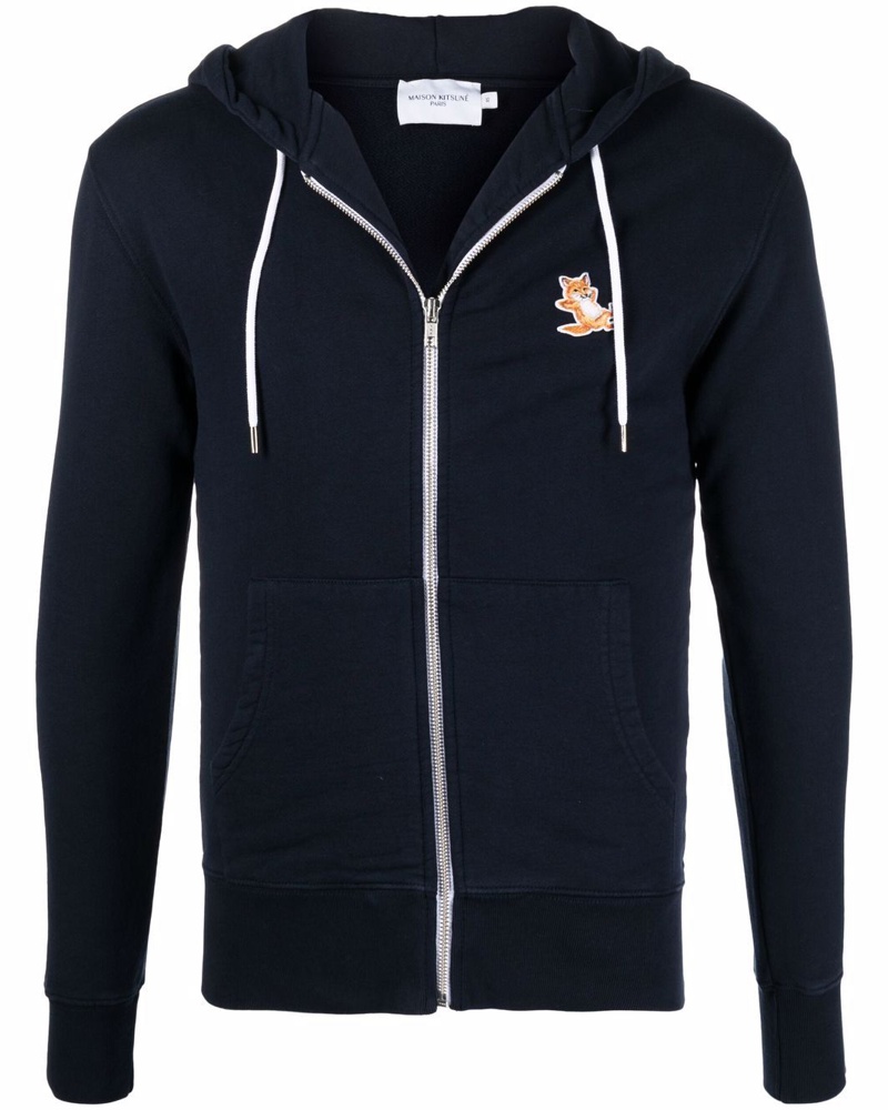 Kitsuné Damen Hoodie mit Logo-Patch
