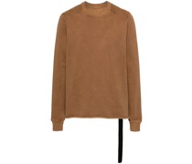 crew-neck organic-cotton sweatshirt