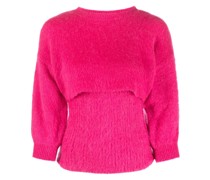 Fein gestrickter Pullover