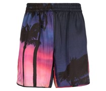 Shorts mit grafischem Print