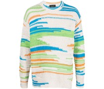 Gestrickter Intarsien-Pullover