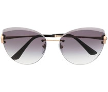 Sonnenbrille mit Cat-Eye-Gestell