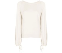 Kaschmirpullover mit rundem Ausschnitt