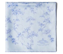 floral-print silk foulard scarf