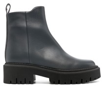 Stiefeletten mit Logo-Schild