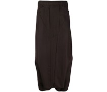 Cropped-Hose mit tiefem Schritt