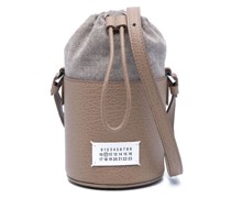 Schultertasche mit Logo-Patch