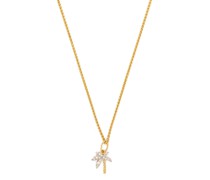 18kt Gelbgoldhalskette mit Diamanten