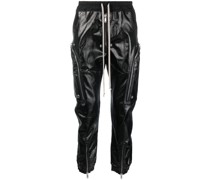 Tapered-Hose aus Leder