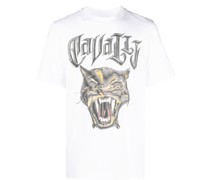 panther-print short-sleeved T-shirt