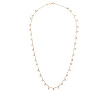 18kt Gelbgoldhalskette mit Saphiren