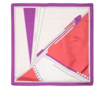 Schal mit abstraktem Print