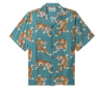 x Tim Lehi Hemd mit Tiger-Print
