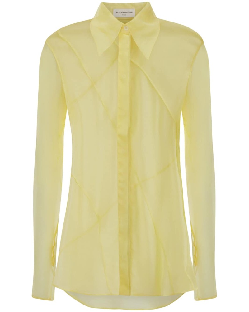 Victoria Beckham Damen Transparente Bluse Victoria Beckham Damen Transparente Bluse