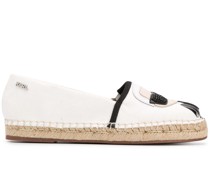 'Karl' Espadrilles mit Applikationen
