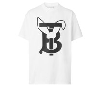T-Shirt mit Hasen-Print