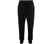 Jogginghose mit Metallic-Logo