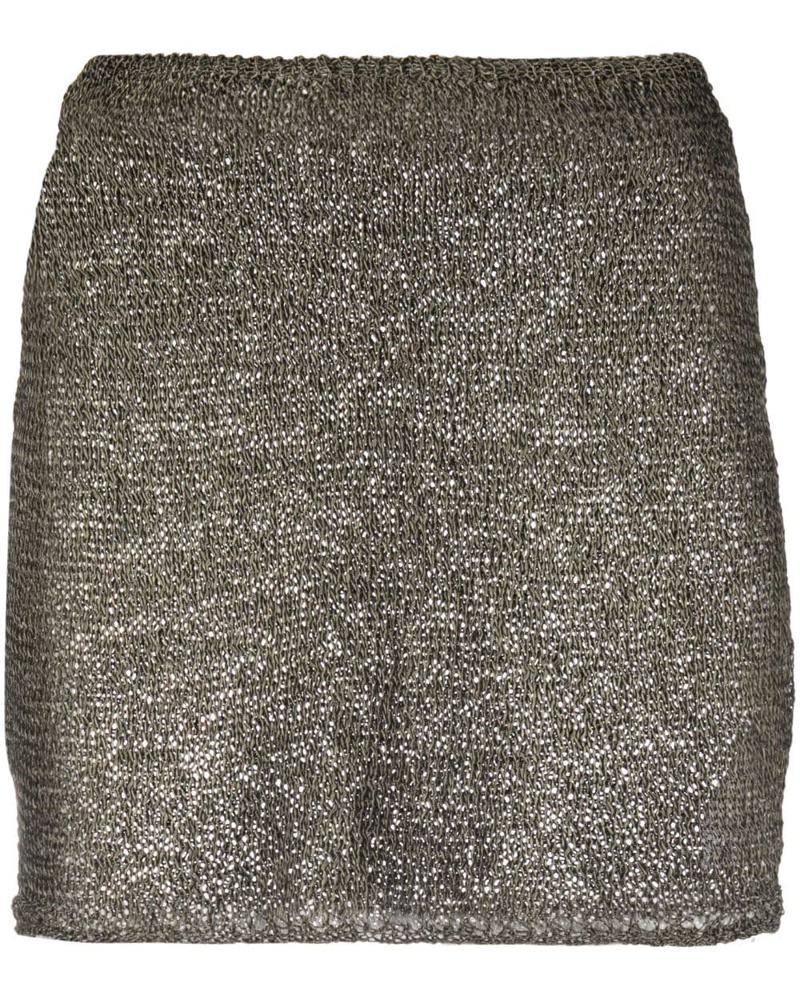 Paloma Wool Damen Transparent gestrickter Minirock