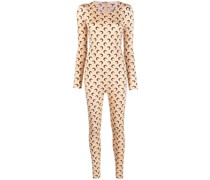 Jumpsuit mit Sichelmond-Print