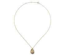 9kt Gelbgoldhalskette mit Muschel