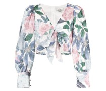 Jude Cropped-Top mit botanischem Print