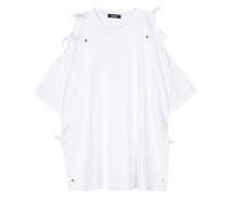 knotted cotton T-shirt
