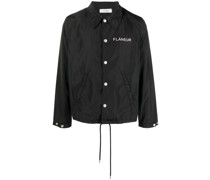 Kapuzenjacke mit Logo-Prägung