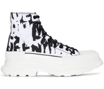 Graffiti Tread Stiefel aus Canvas