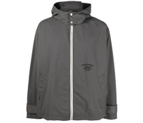 Kapuzenjacke mit Logo-Stickerei