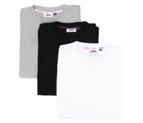 Set aus drei T-Shirts mit Logo-Print