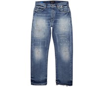 Gerade Jeans im Distressed-Look