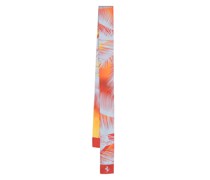 palm-tree-print silk scarf