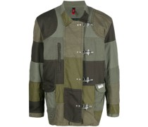 Jacke im Patchwork-Look