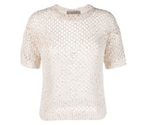 Cropped-Top mit rundem Ausschnitt