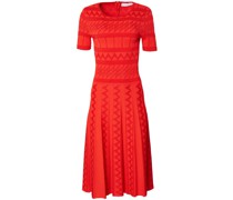 Midikleid mit Lochstrickmuster