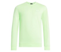 Sweatshirt mit gummiertem Logo