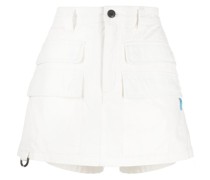 Gerade High-Waist-Shorts