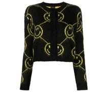 Cardigan mit Intarsienmuster