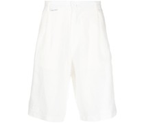 Semi-transparente Leinenshorts