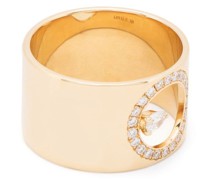 18kt Gelbgold-Pinky-Ring mit Diamanten