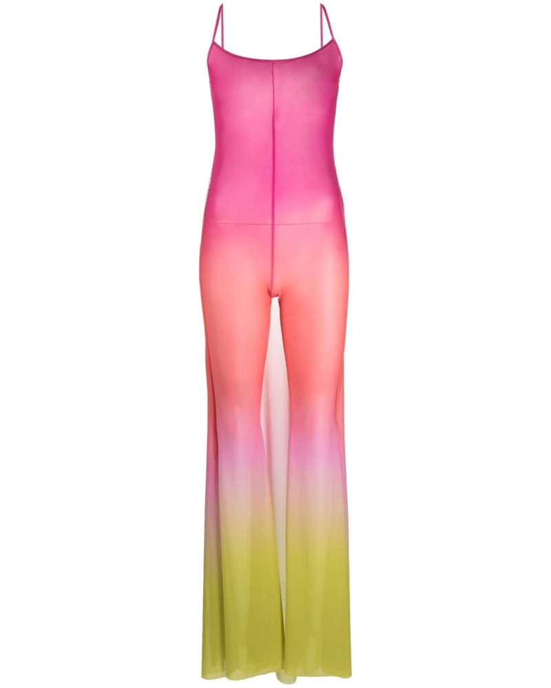 GCDS Damen Transparenter Jumpsuit
