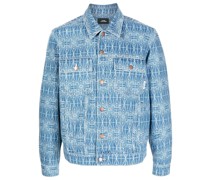 Jacke mit geometrischem Muster