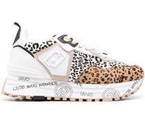 Sneakers mit Leoparden-Print